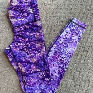 NEW LULULEMON SEAWHEEZE Speed Wunder Tight 4 Fractal Forest Pink